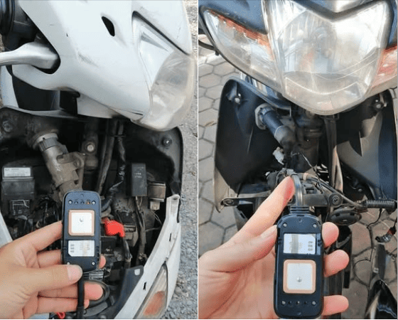 Cố định thiết bị định vị trong xe