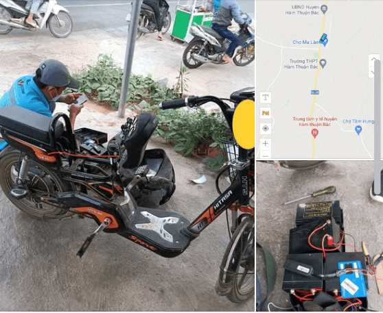 Kết nối định vị xe máy điện